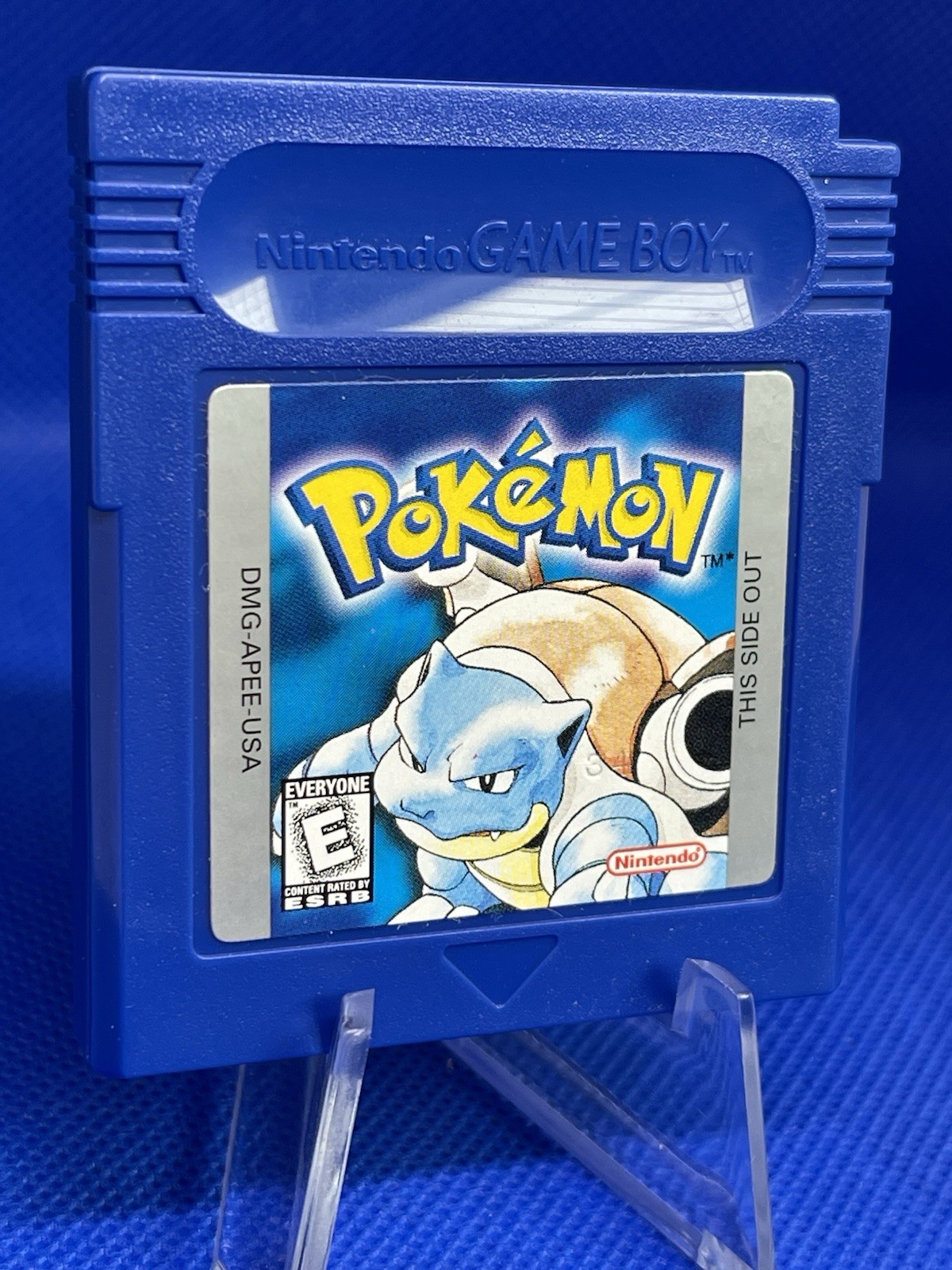 Pokemon Blue Version Complete Box Nintendo GameBoy Authentic CIB
