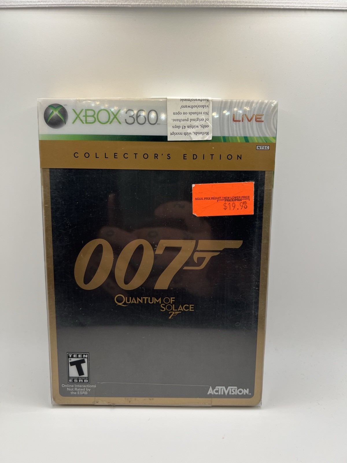 James Bond 007: Quantum of Solace Collectors Edition Brand New Sealed Xbox 360