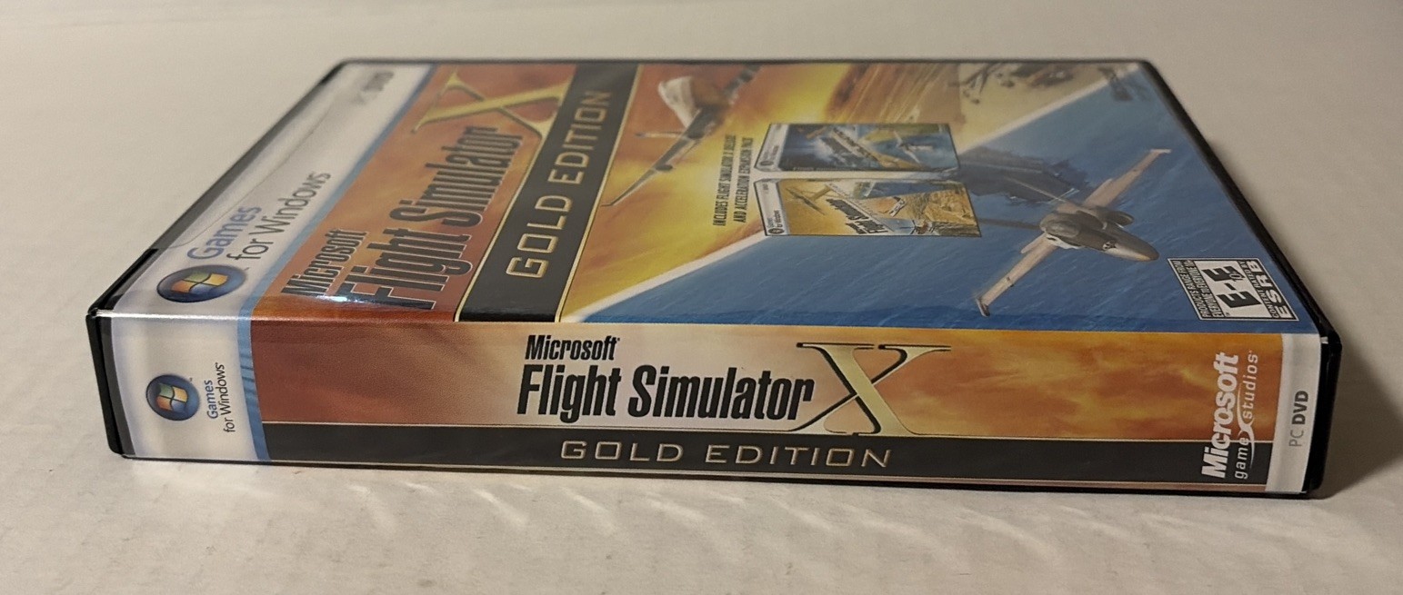 Microsoft Flight Simulator X Gold Edition PC w/ Acceleration Expansion Pack