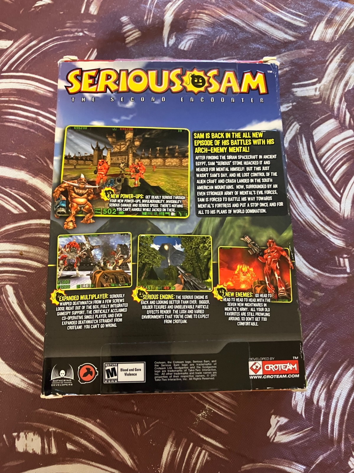 Serious Sam: The Second Encounter (PC, 2002) BIG BOX