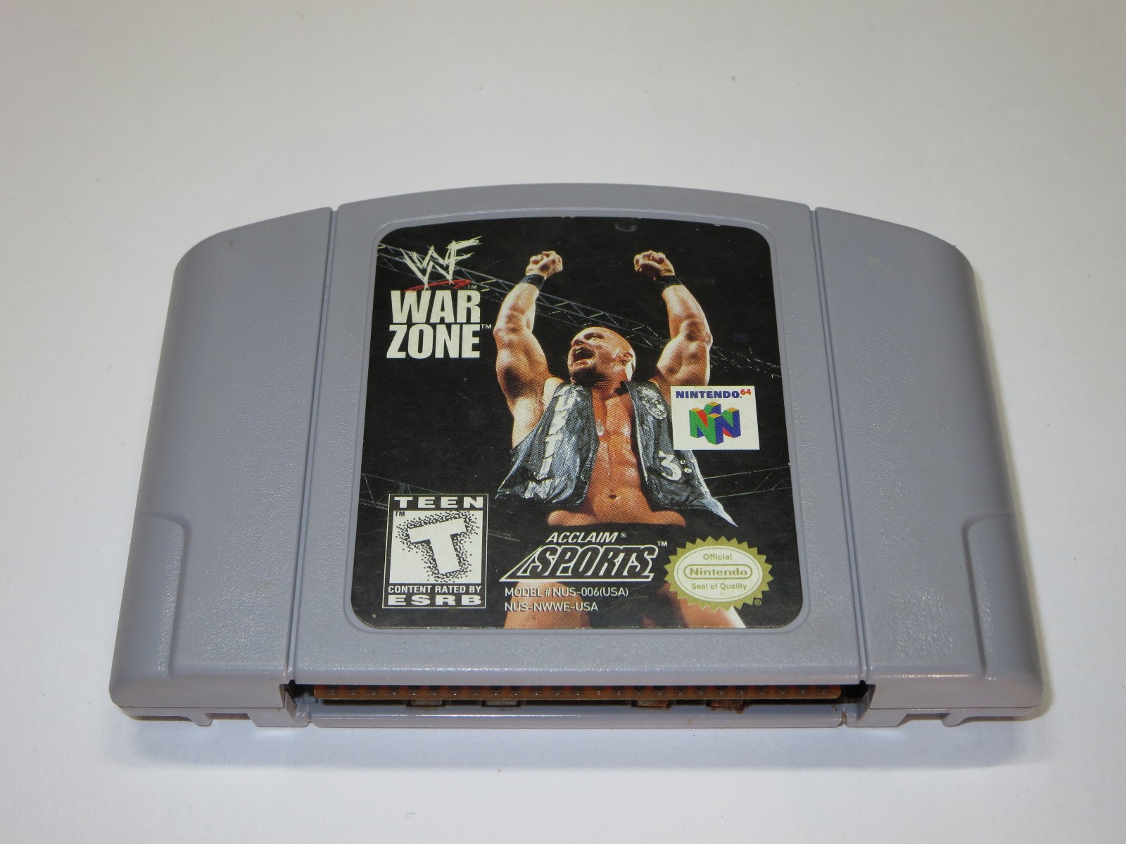 WF War Zone (Nintendo 64, 1998) Authentic Game Pak Cart Tested & Working N64