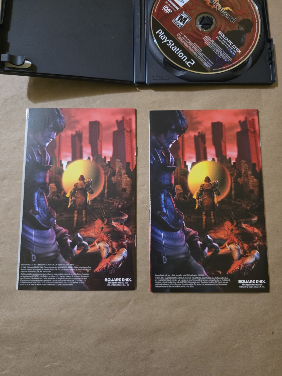 Square Enix Drakengard CIB TESTED & WORKING VERY CLEAN