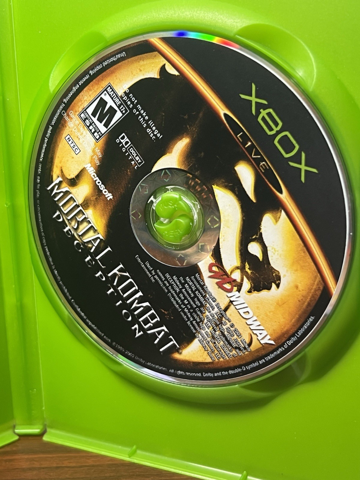 Mortal Kombat: Deception Kollectors Edition Mileena Microsoft Xbox 2004 Untested