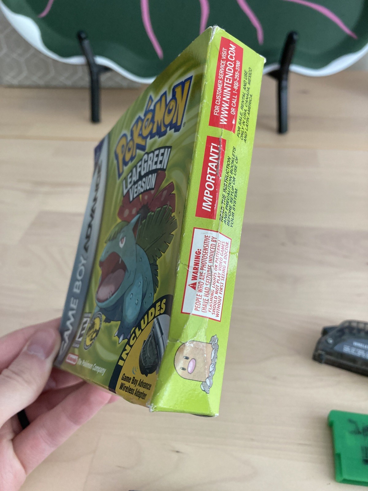 Pokémon: LeafGreen Version IIB Authentic Nintendo GBA Tested Working Incomplete