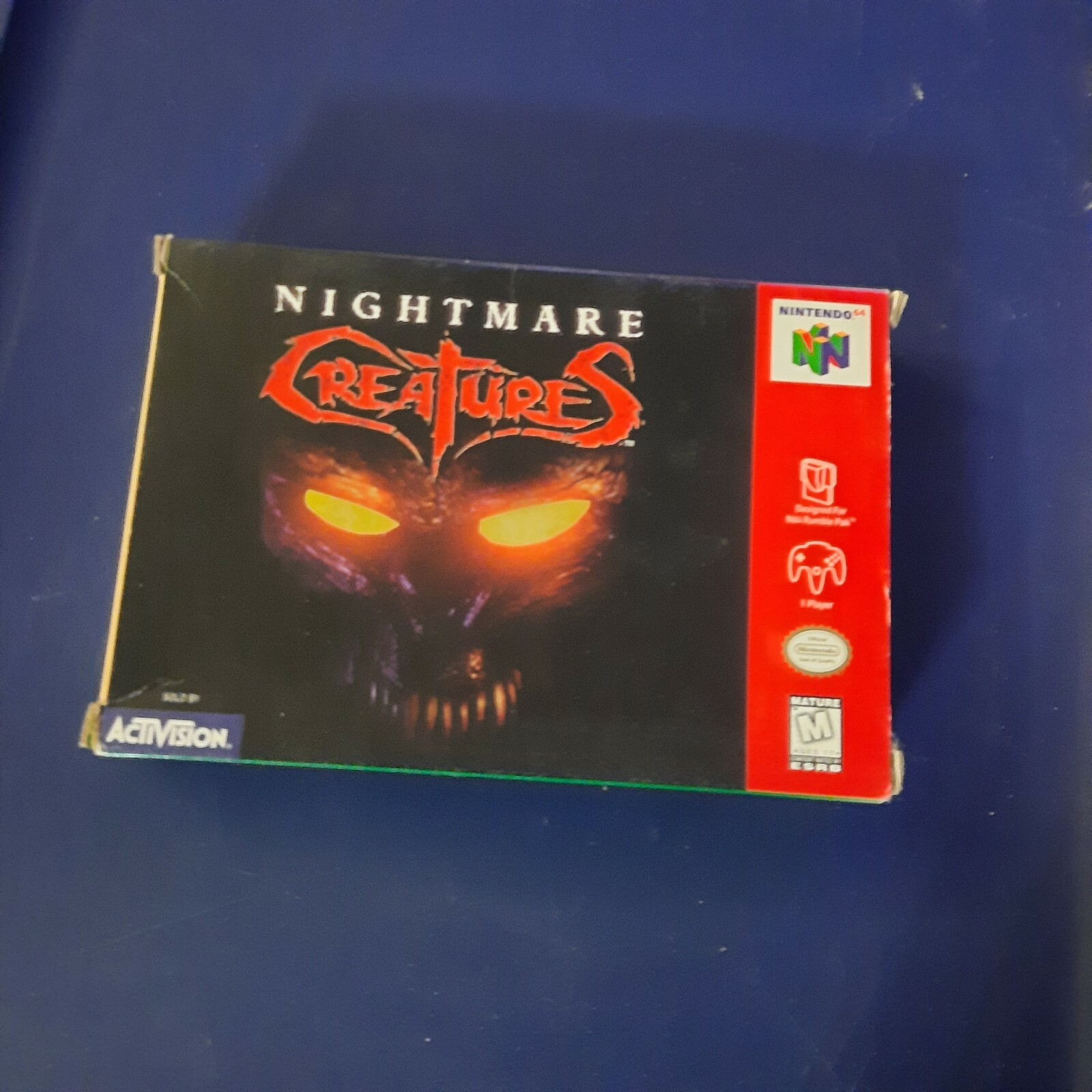 Nightmare Creatures (Nintendo 64) N64 – CIB- AUTHENTIC- RARE- incl manual