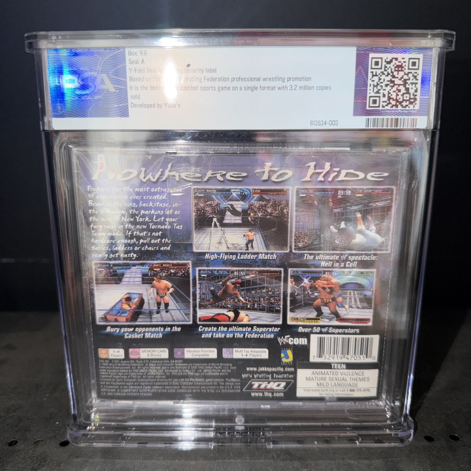 WWF SmackDown 2: Know Your Role [PSA 9.6 A Grade] PS1 Sony PlayStation 1, 2000