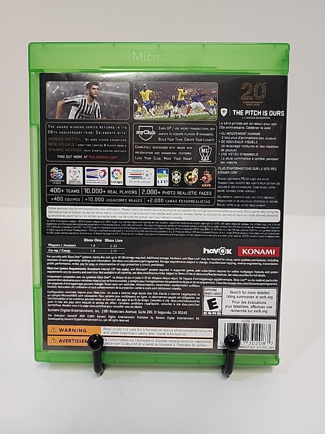 Pro Evolution Soccer 2016 PES Microsoft Xbox One Tested & Working Soccer Game