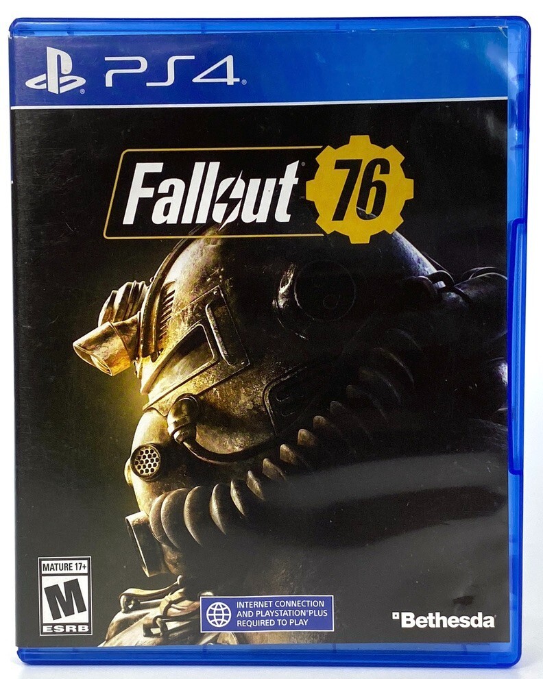 PS4 Fallout 76 (Sony PlayStation 4, 2018) Internet & Playstation Plus Required