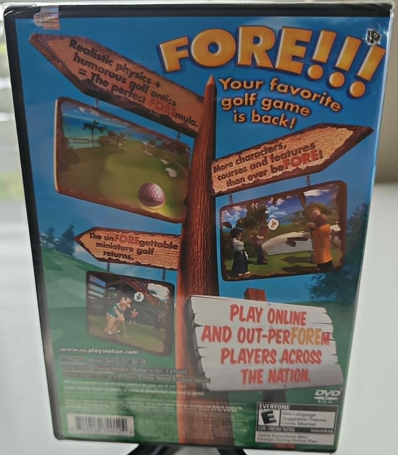 Hot Shots Golf: Fore (PlayStation 2 PS2, 2004) Brand New Sealed