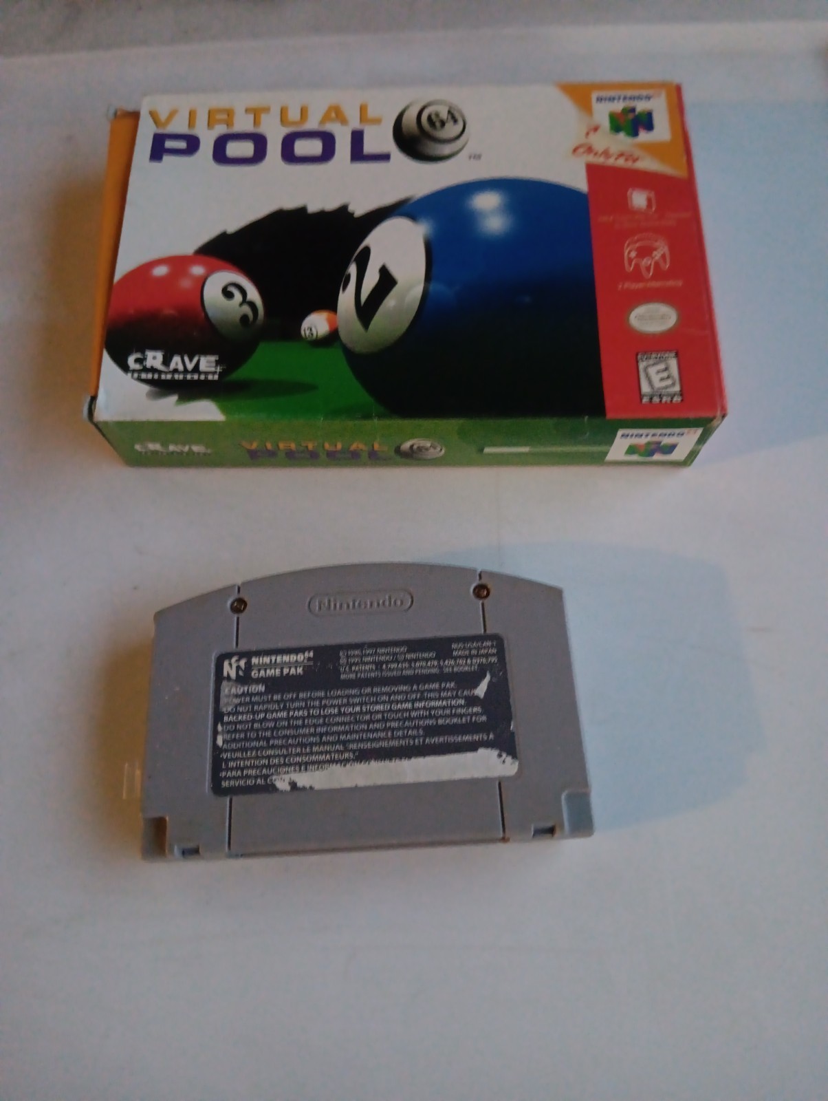 Virtual Pool 64 With Box Tested