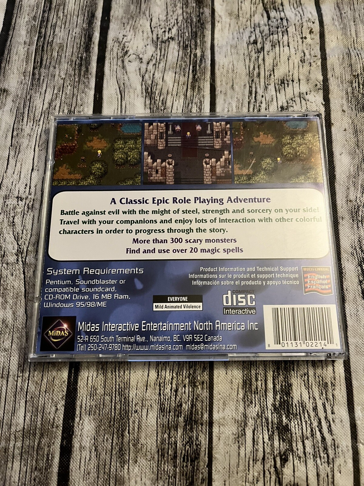 Legend Of The Ancient Dragon Midas Pocket Price Games – Rare Role Playing RPG
