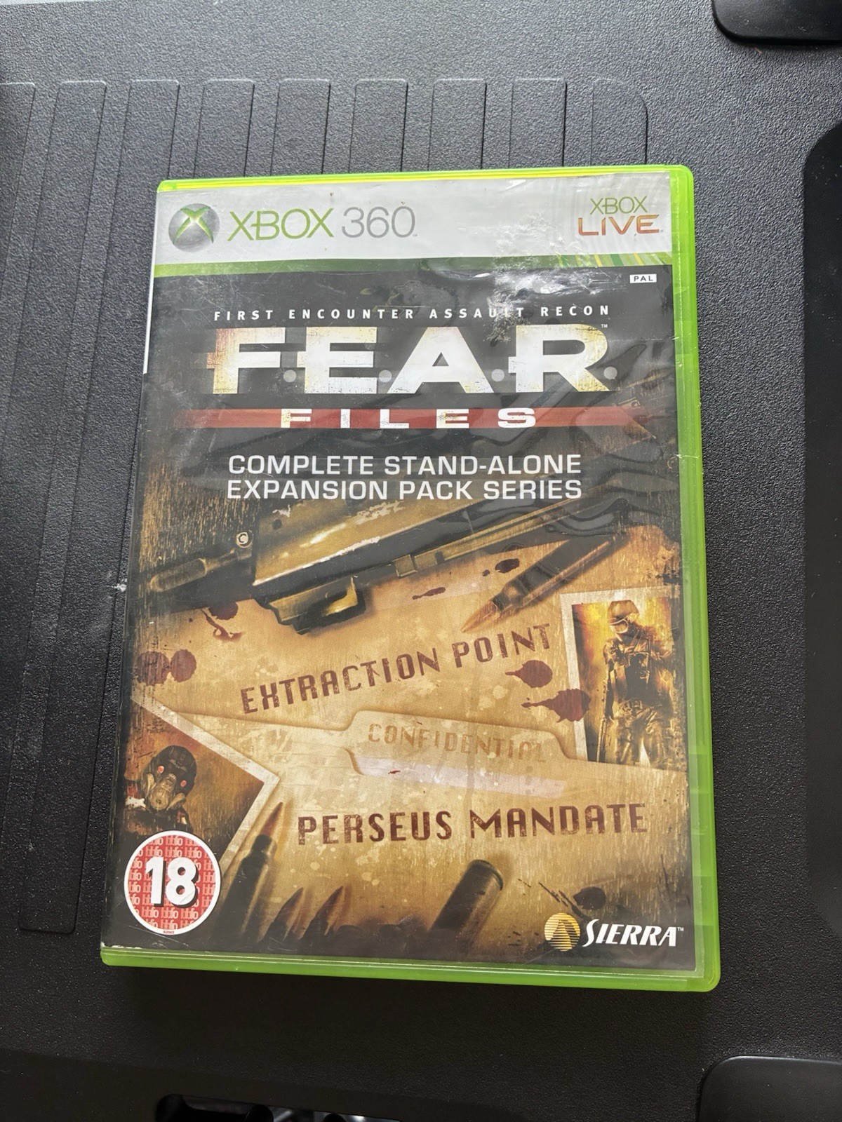F.E.A.R. Files Expansion Pack Series (Microsoft Xbox 360, 2007) CIB PAL Read Des