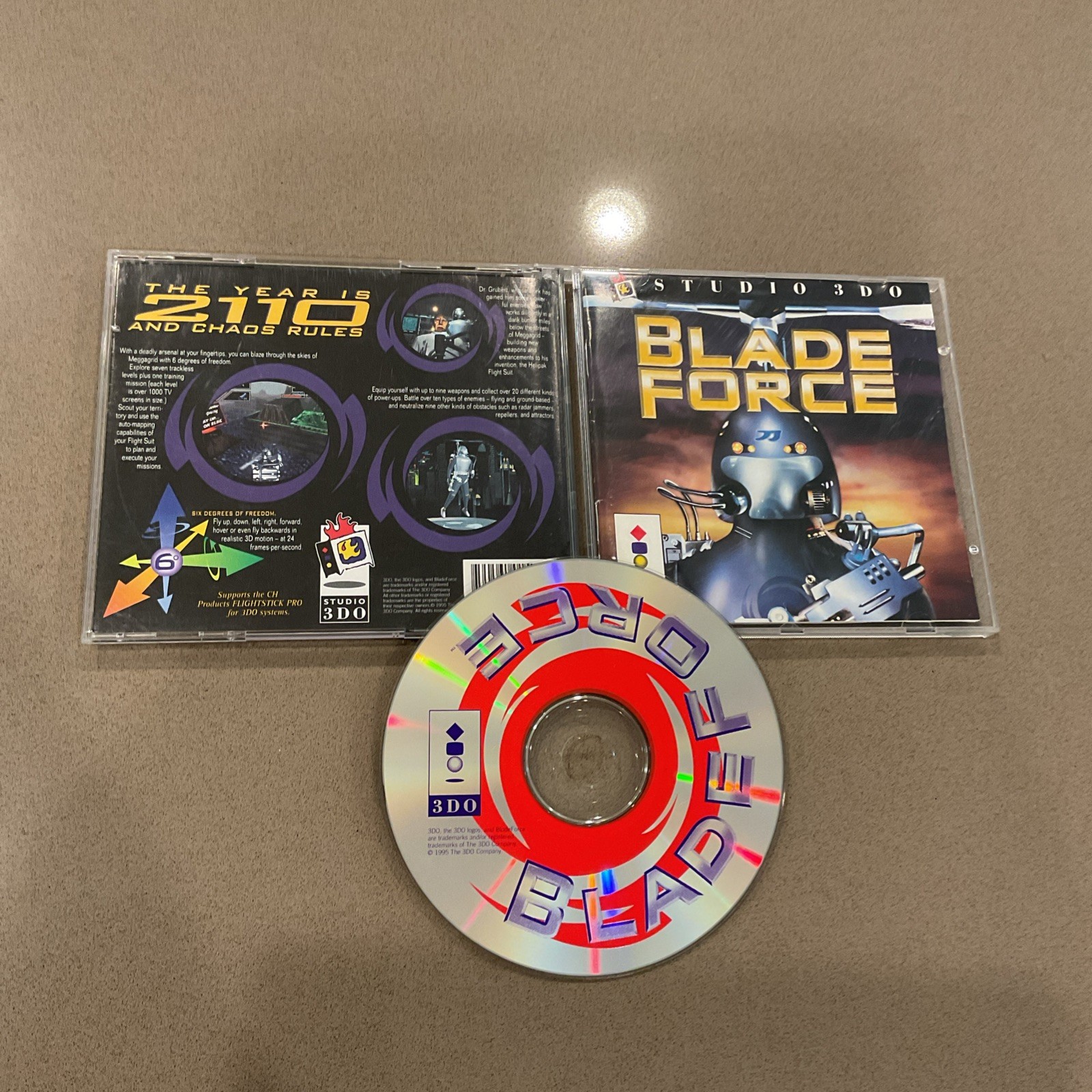 Blade Force 3DO With Case And Manual Authentic Free Fast Shipping