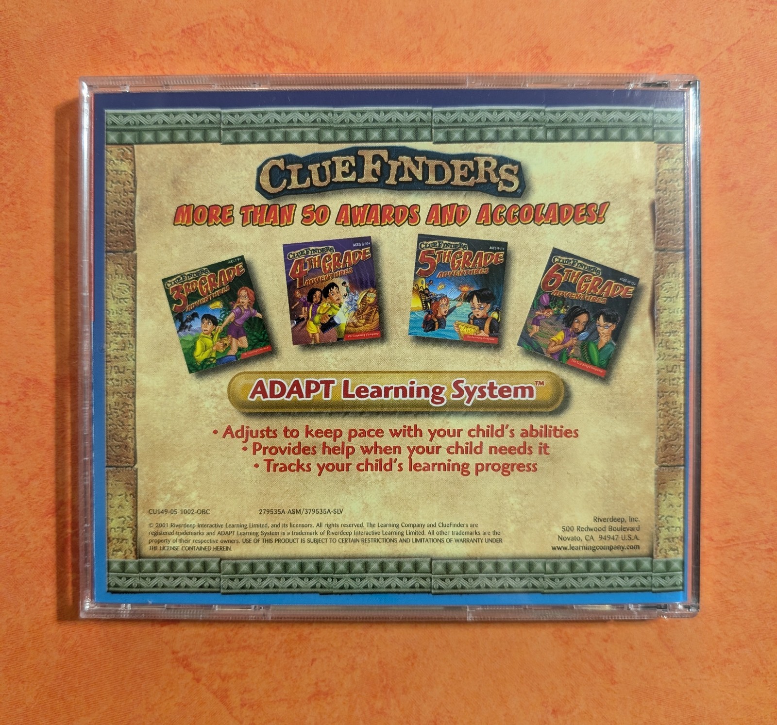 ClueFinders: 5th Grade Adventures (2001 PC CD-Rom) The Learning Company Volcano