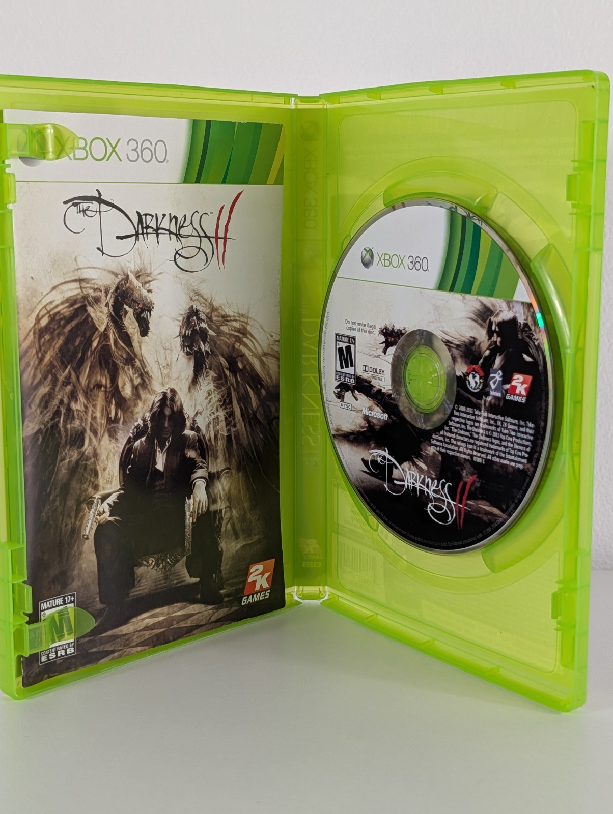 The Darkness II 2 (Microsoft Xbox 360, 2012) Complete & Tested