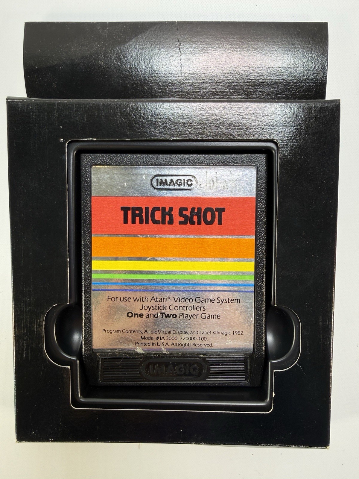 Atari 2600 Trick Shot CIB Complete In Box Imagic Pool Billiards Game