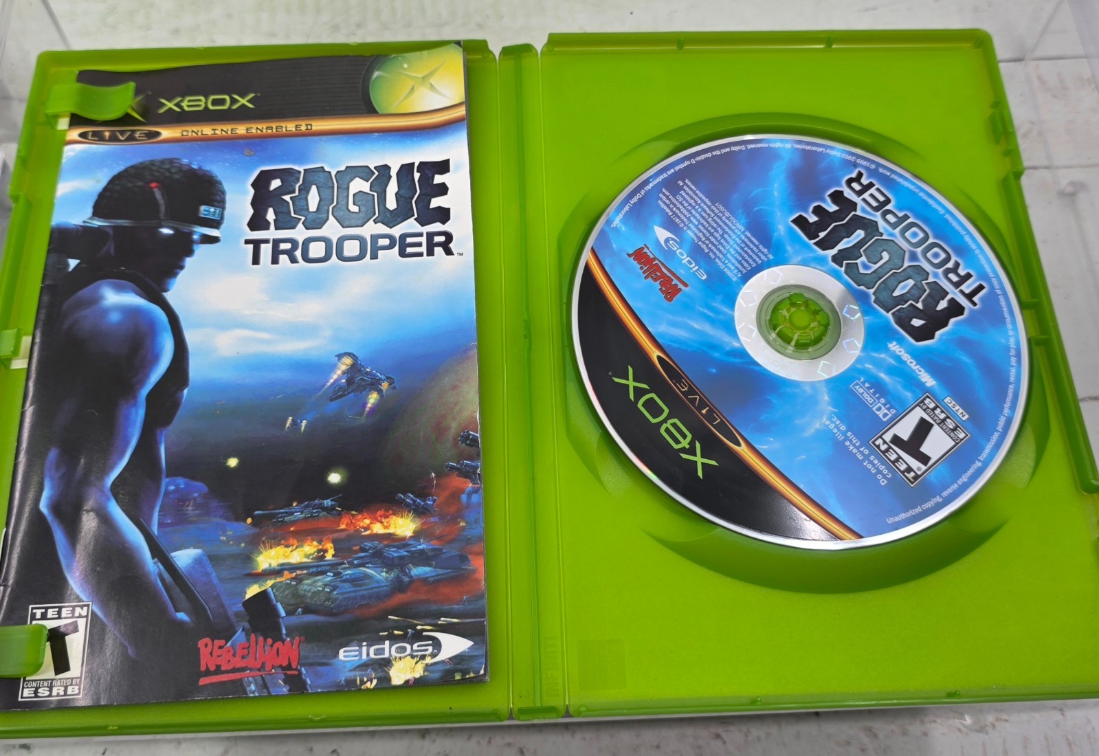 Rogue Trooper Xbox Original Game Complete CIB Tested Rebellion Eidos