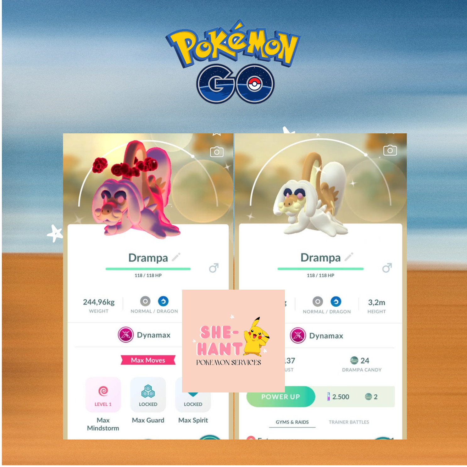 Pokémon go❖❖Shiny Dhelmise❖❖Trade 20k stardust or P❖T❖C