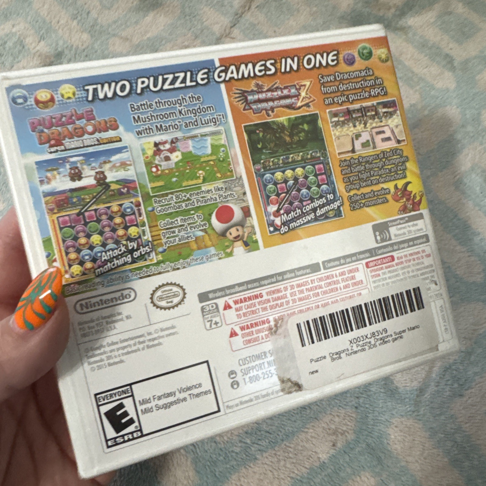 Puzzle & Dragons Z + Super Mario Bros. Edition Nintendo 3DS, Puzzle RPG, NTSC-US