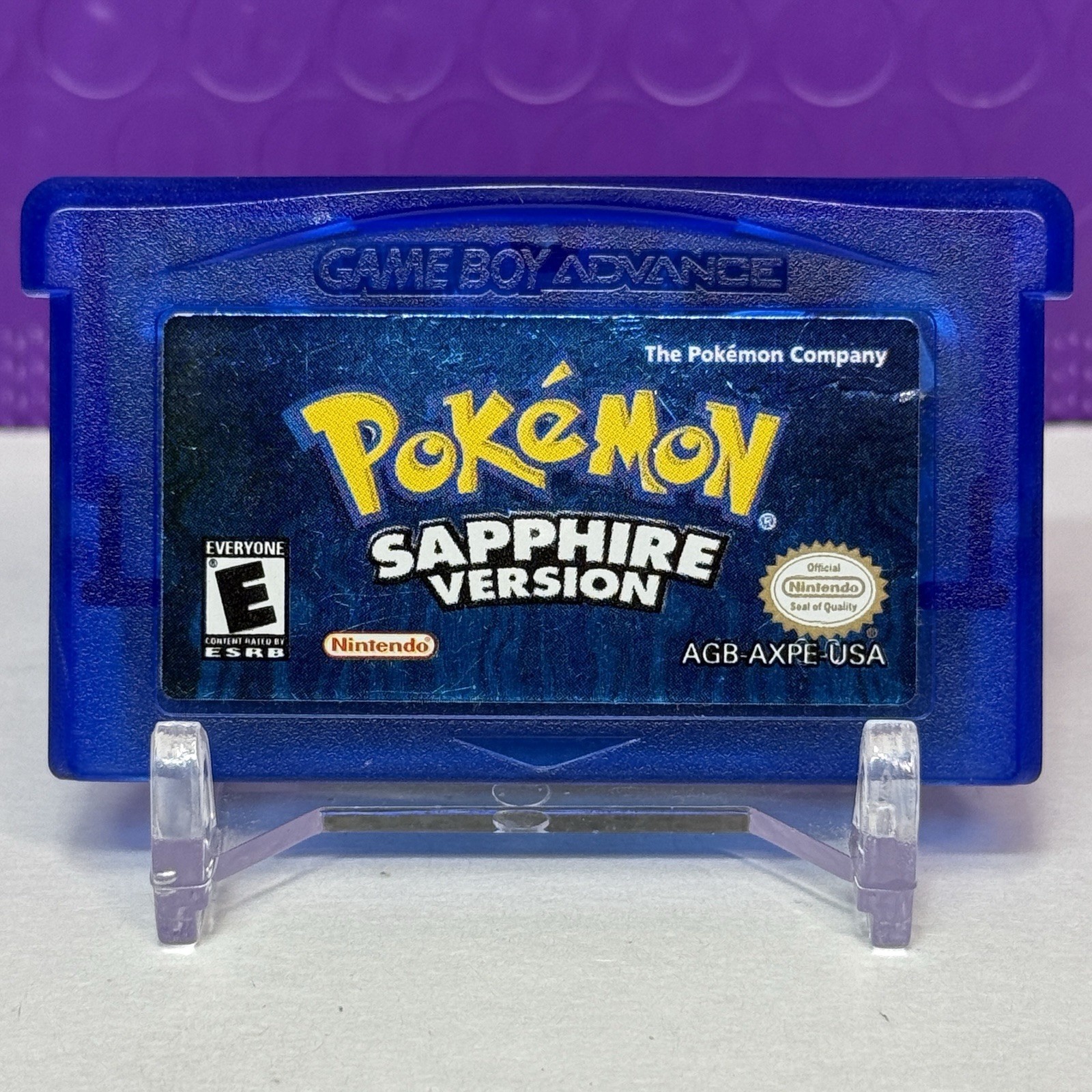 Pokemon Sapphire Version GBA [Authentic – New Battery] Gameboy Advance Cartridge