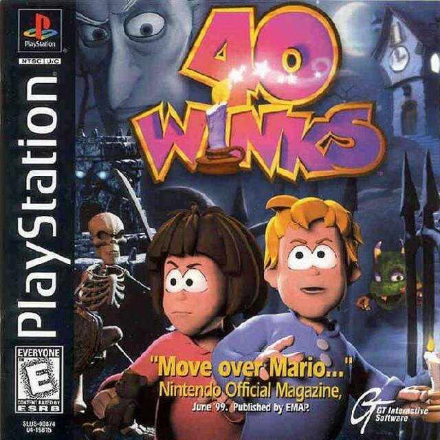 40 Winks – PS1 PS2 Playstation Game Only