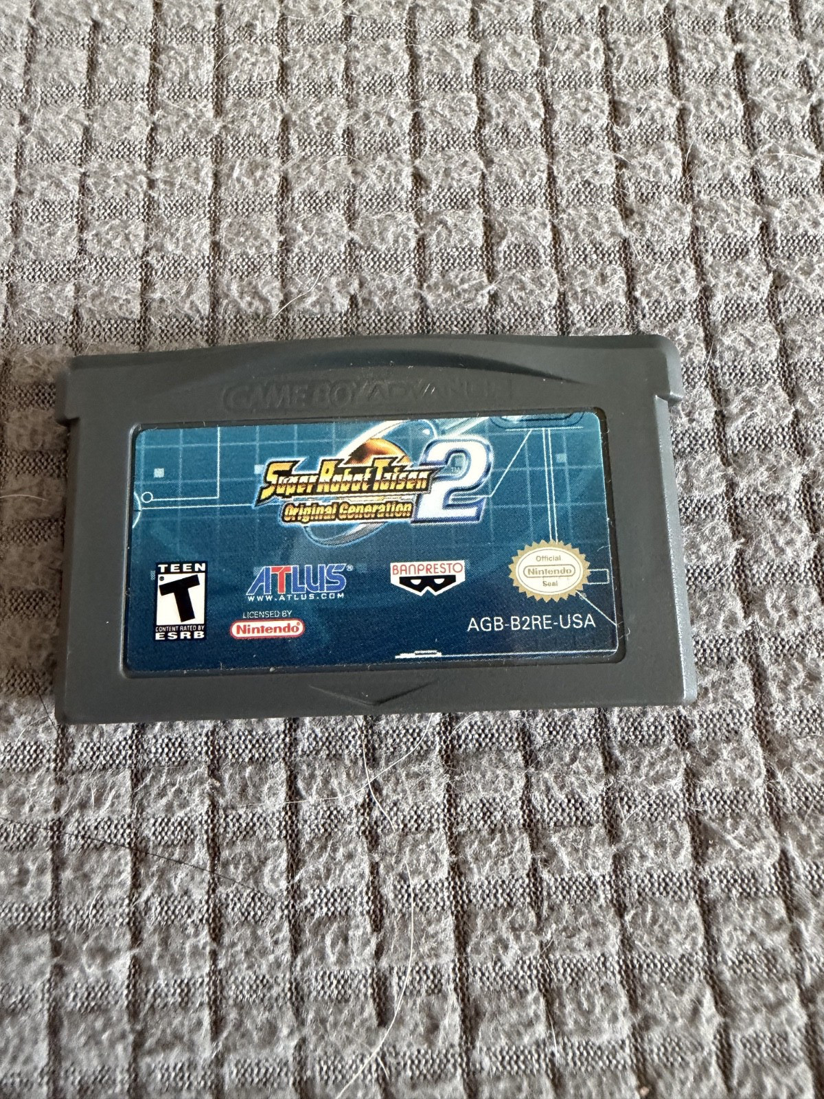 Super Robot Taisen Original Generation 2–GBA–US Release. Tested Adult owned