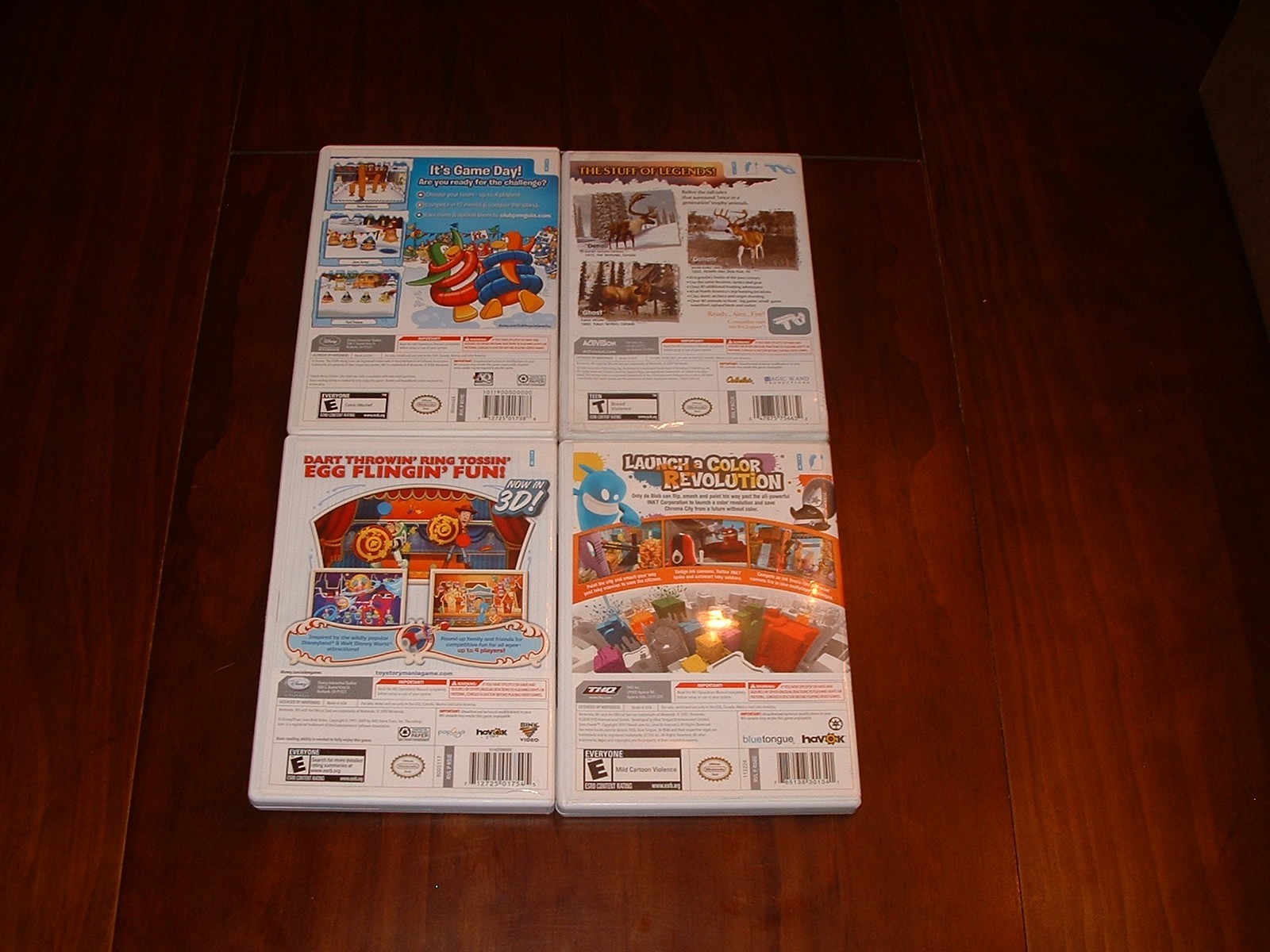 Nintendo Wii Game Lot Bundle Lot of 4 Kids/Family Video Games Tested CIB VG 5A