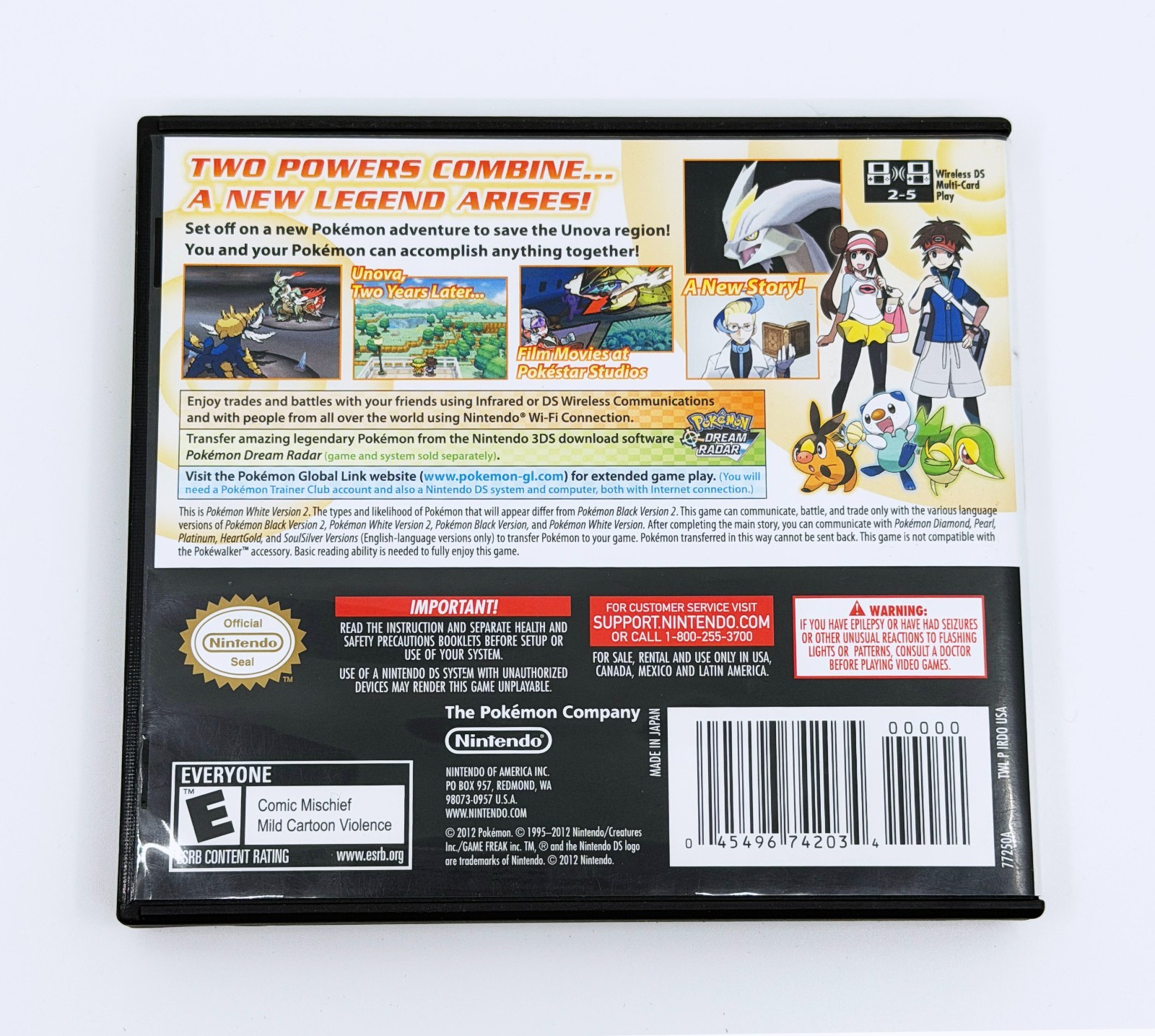 Pokemon: White Version 2 (Nintendo DS, 2012)