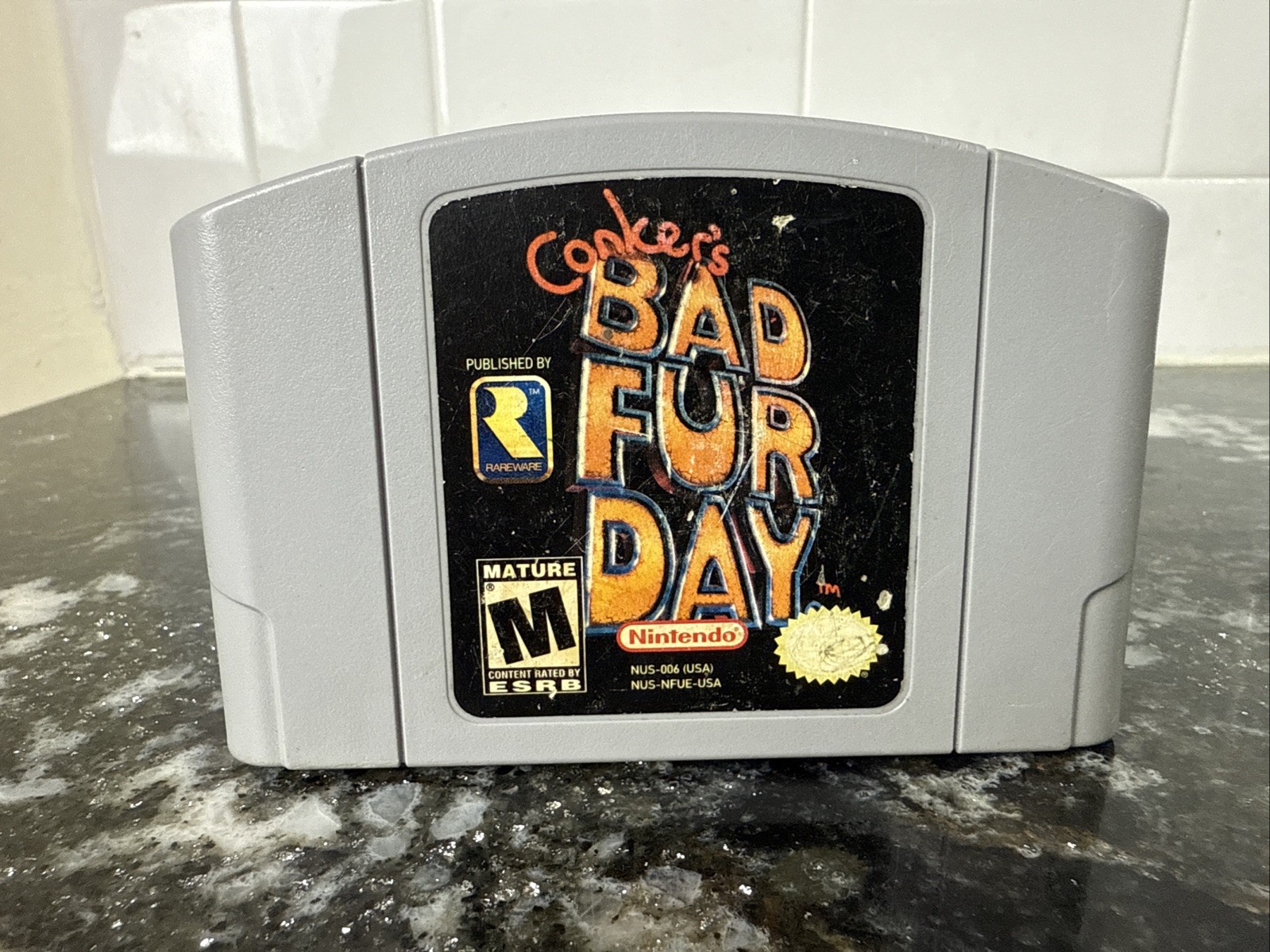 Conker’s Bad Fur Day (Nintendo 64, 2001) AUTHENTIC TESTED NICE! N64