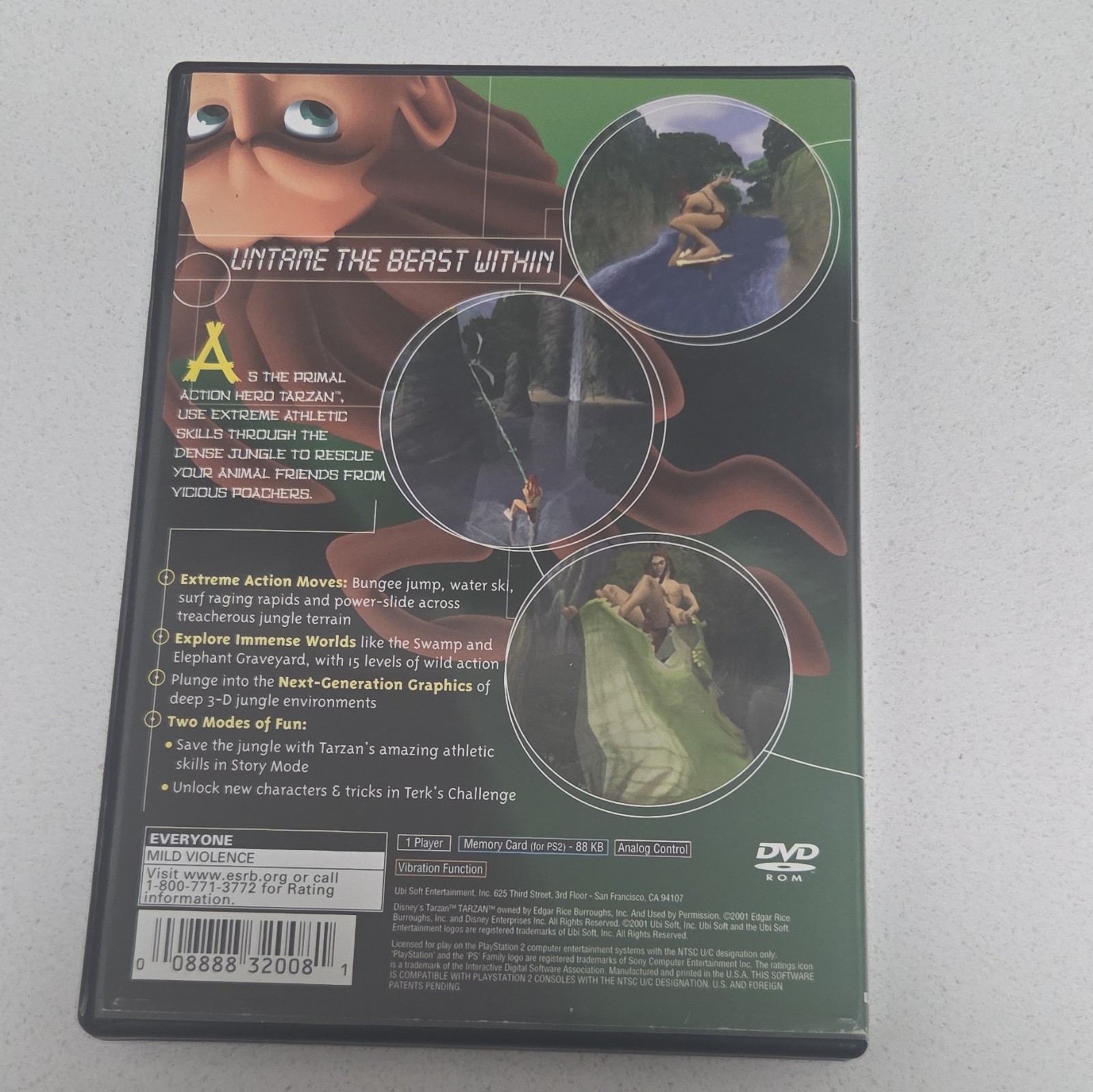 Disney’s Tarzan Untamed PS2 Cib