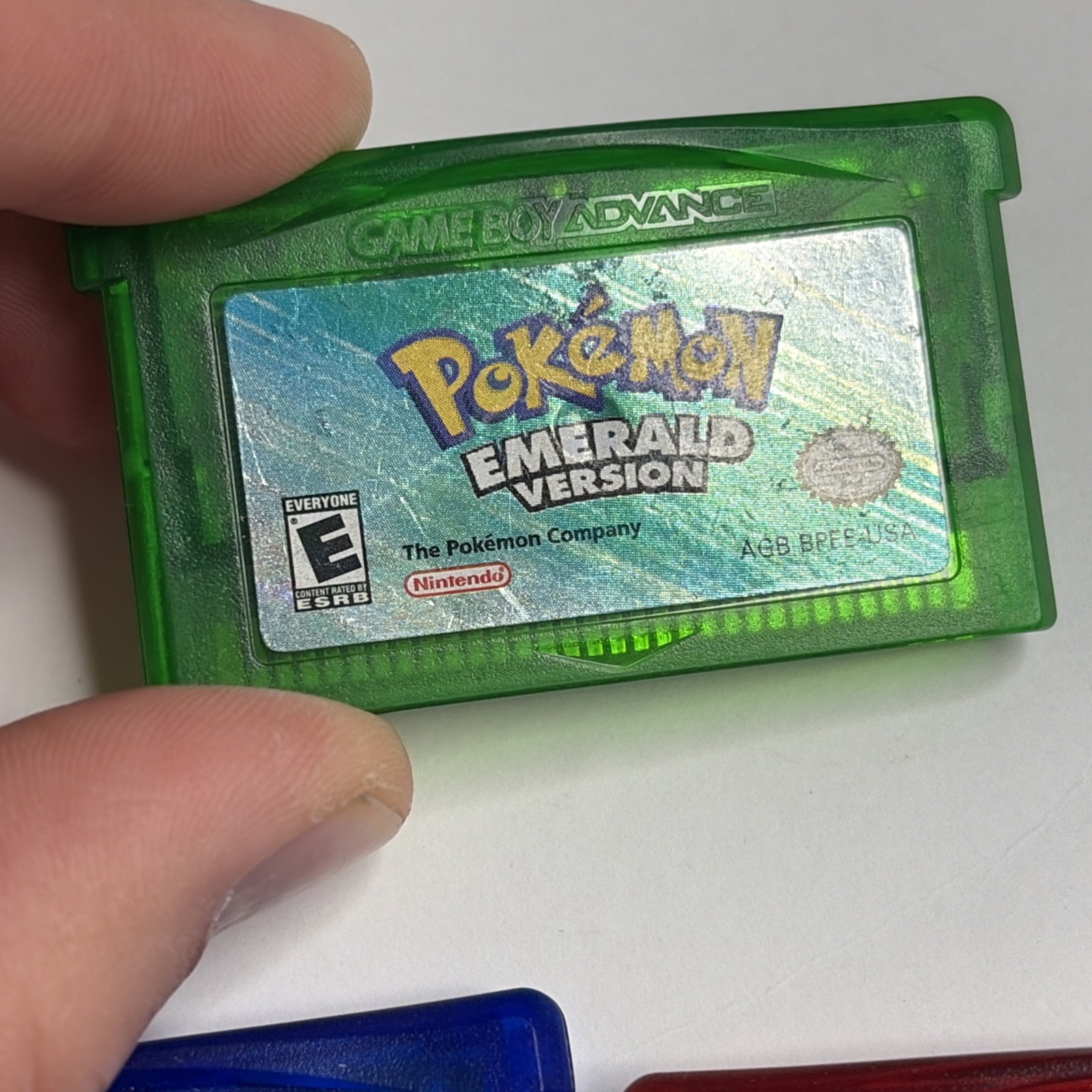 NICE Pokemon Emerald Ruby Sapphire Version Authentic New Battery Gameboy Advance