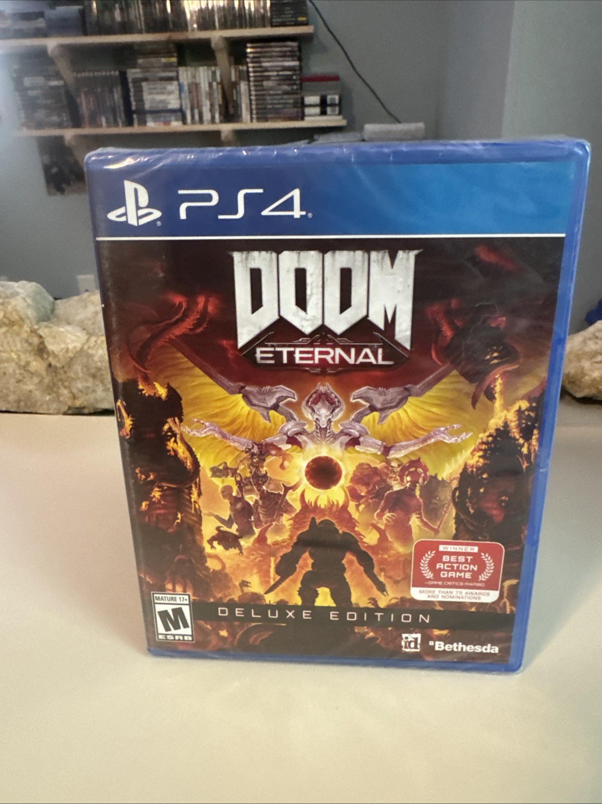 Doom Eternal Deluxe Edition – Sony PlayStation 4. Brand New Sealed! Clean!