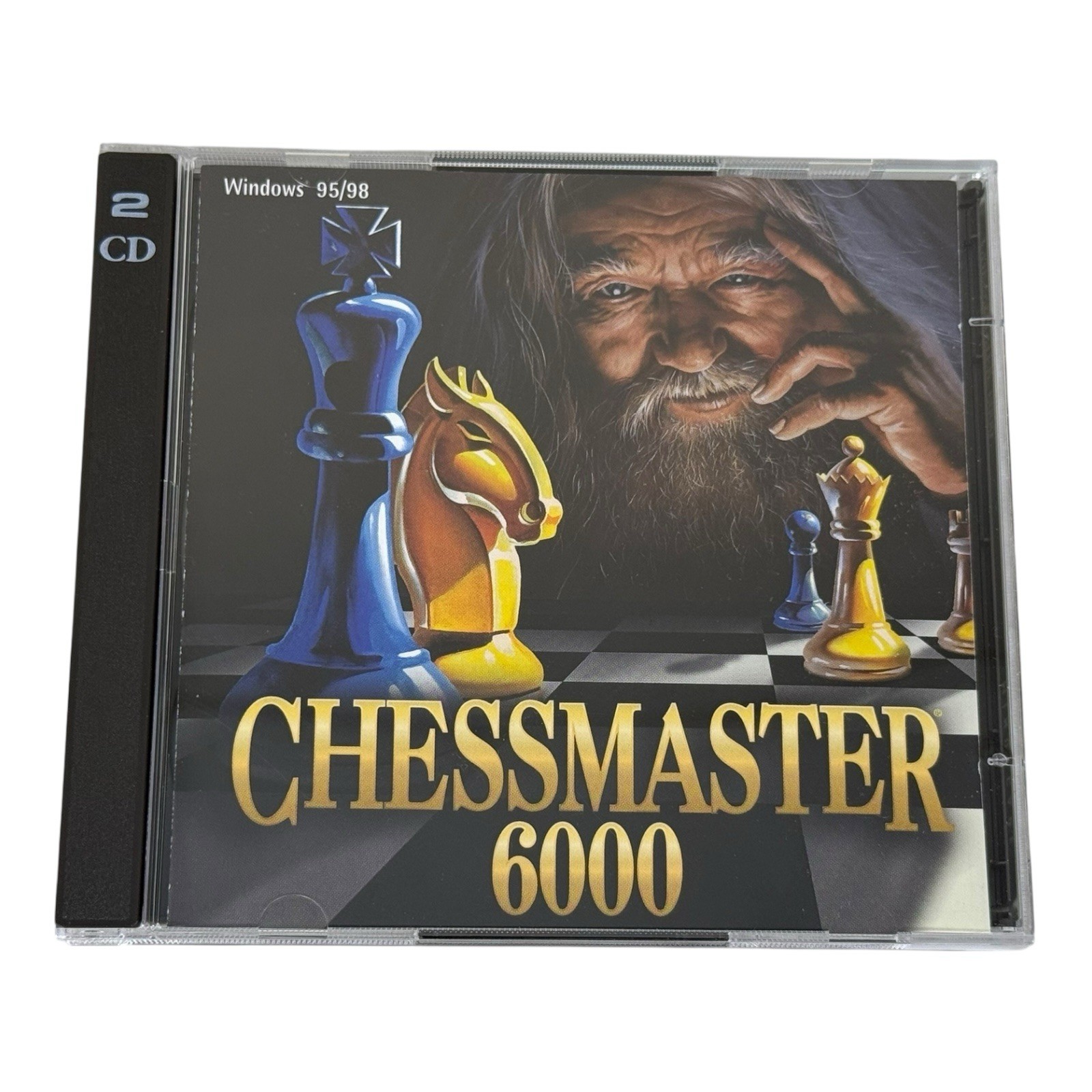 CHESSMASTER 6000 PC GAME Windows 95-98 CD 2 Disks~Excellent Condition!