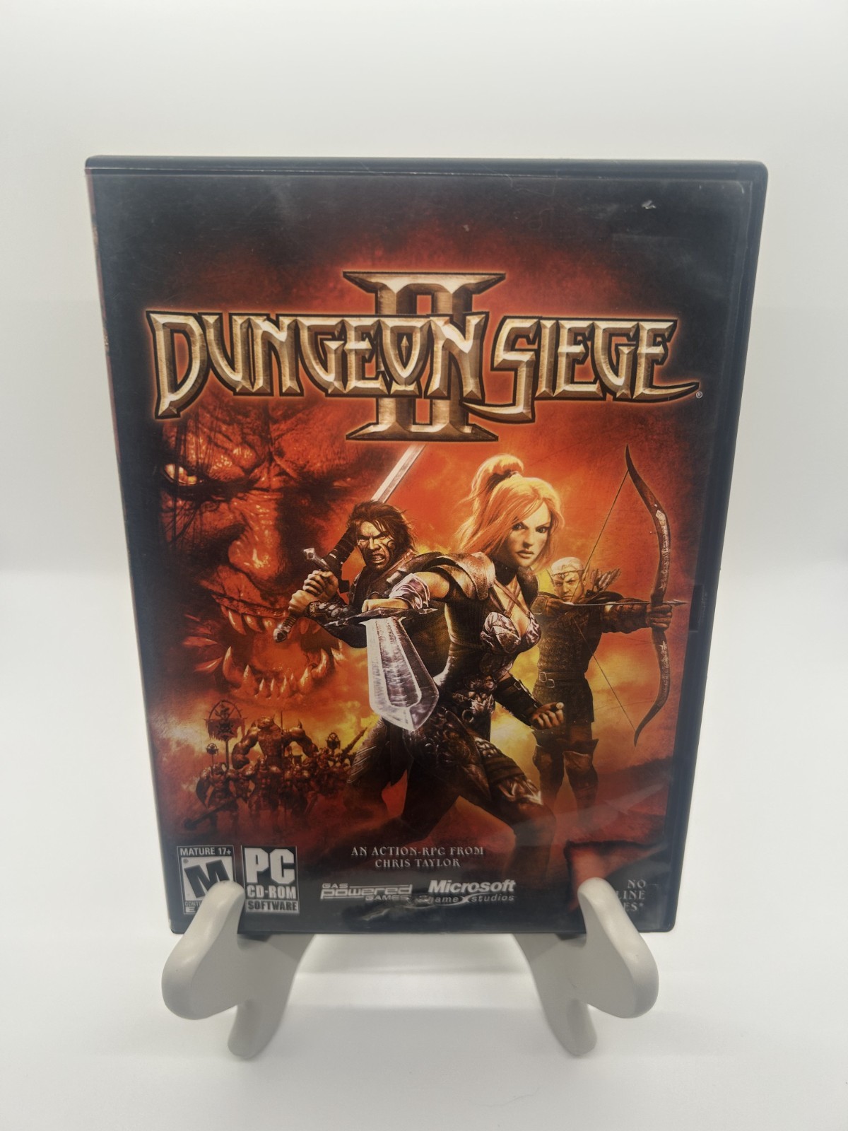 Dungeon Siege II PC 2005 Microsoft Mature Role Playing RPG All Discs