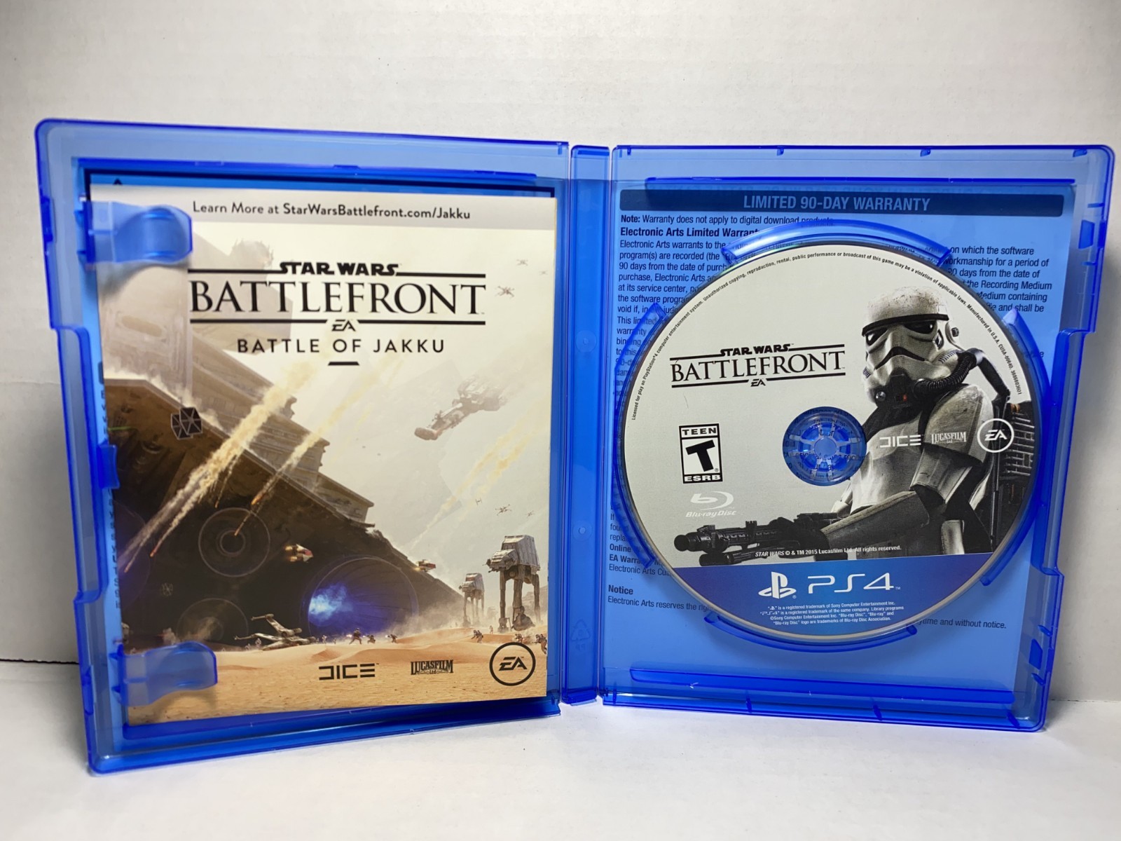 Star Wars: Battlefront (PlayStation 4, 2015) Complete Tested Working – Free Ship