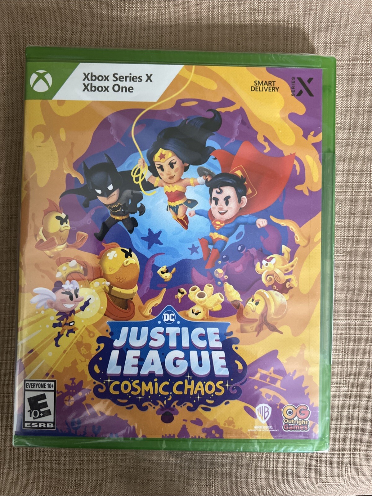 Brand New DC Justice League: Cosmic Chaos – Xbox Series X , Xbox One. Rated E.