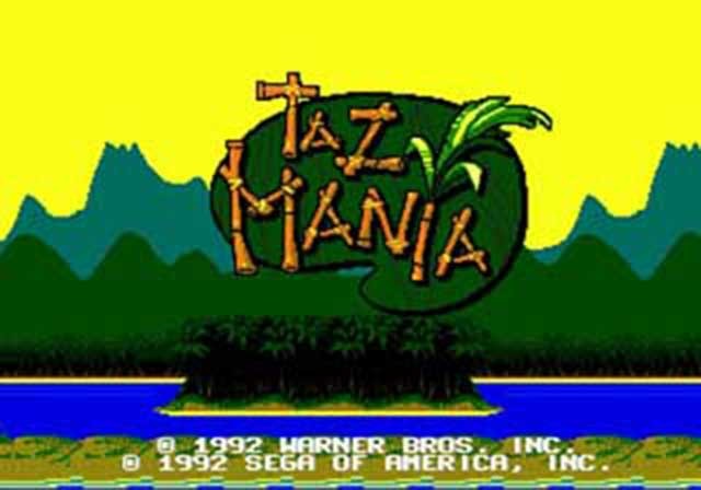 Taz-Mania – Sega Genesis Game Complete