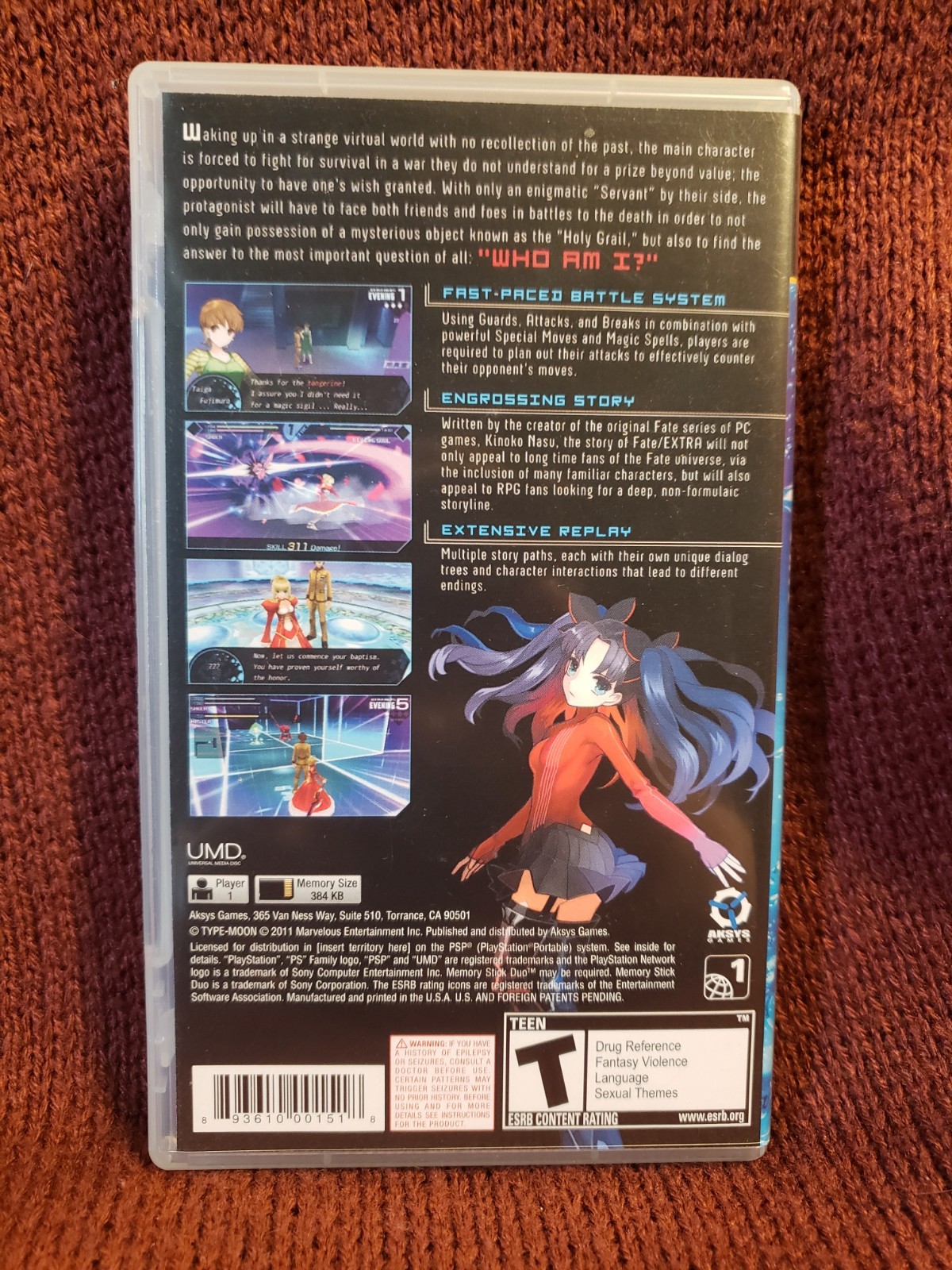 Fate/EXTRA (Sony PSP, 2011)