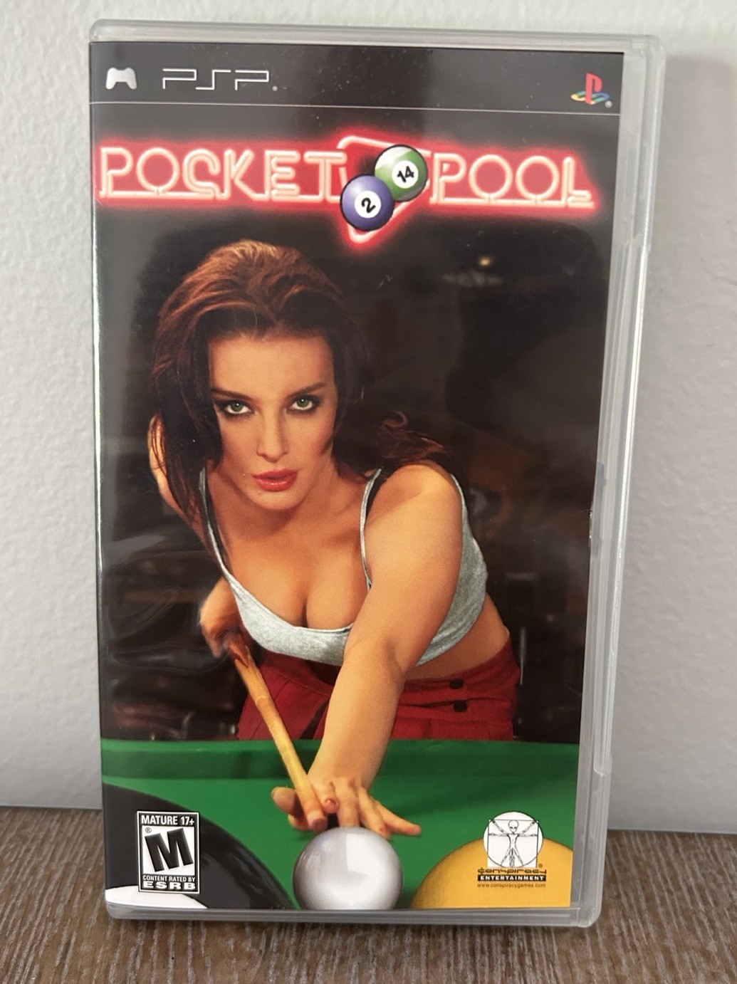 Pocket Pool Sony PlayStation Portable PSP Complete CIB Rare Video Game