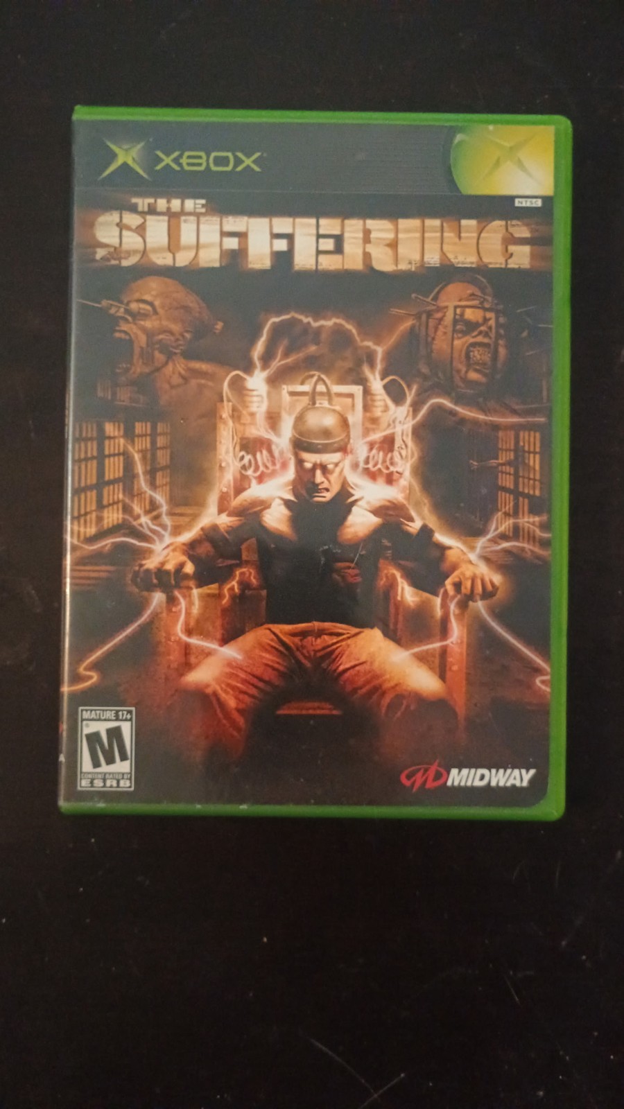 Xbox 1st Generation The Suffering Cib ” Black Label” Registration Card Included