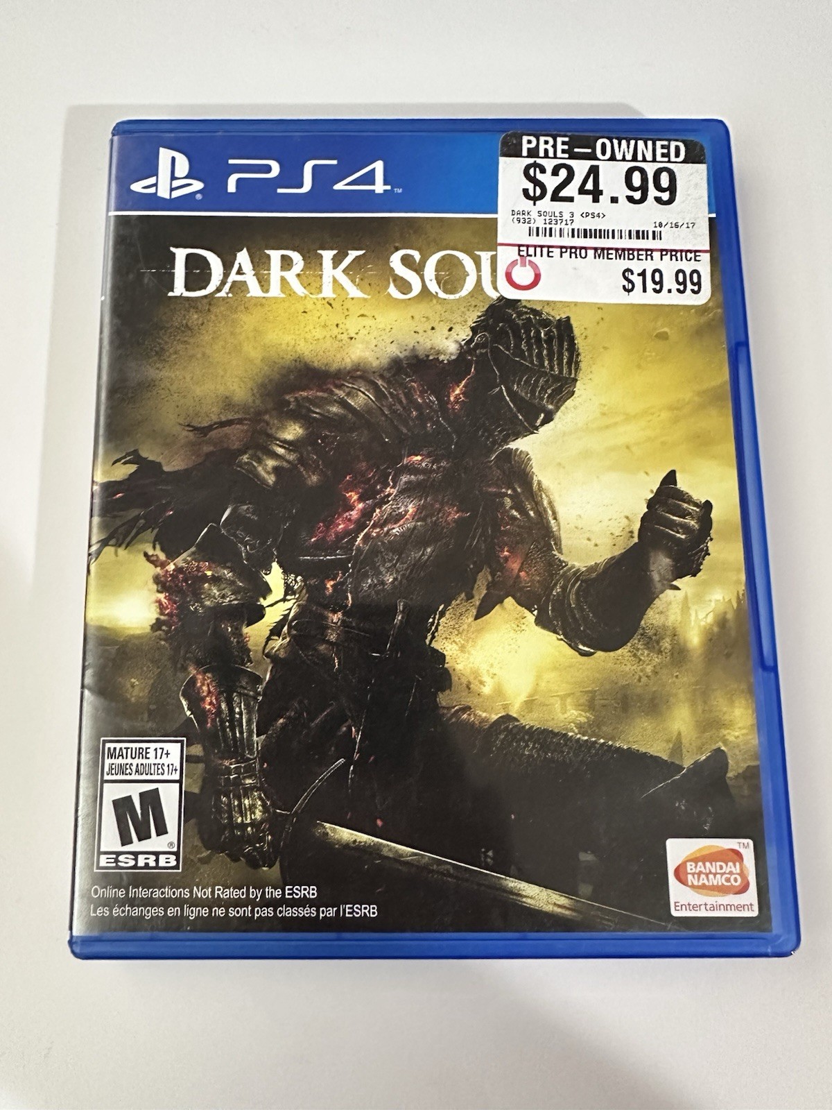 Dark Souls III (Sony PlayStation 4, 2016)
