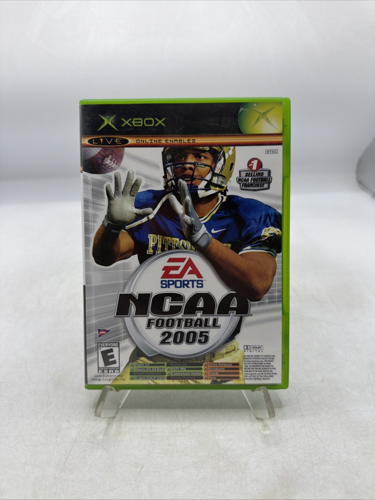 NCAA Football 2005 & Top Spin Xbox Original Double Feature EA Sports NTSC