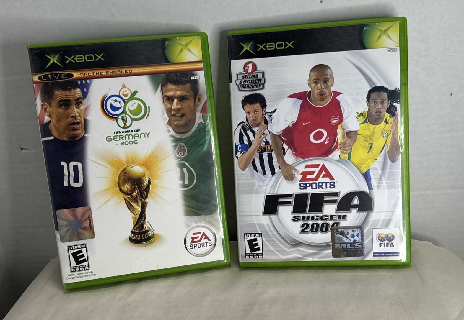 FIFA World Cup Germany 2006 & 2004 FIFA 2004 – Both W Manuals – XBOX