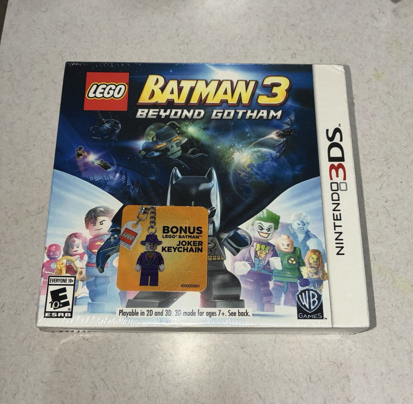 ToysRUs Preorder Joker Keychain LEGO Batman 3 Beyond Gotham Nintendo 3DS Sealed