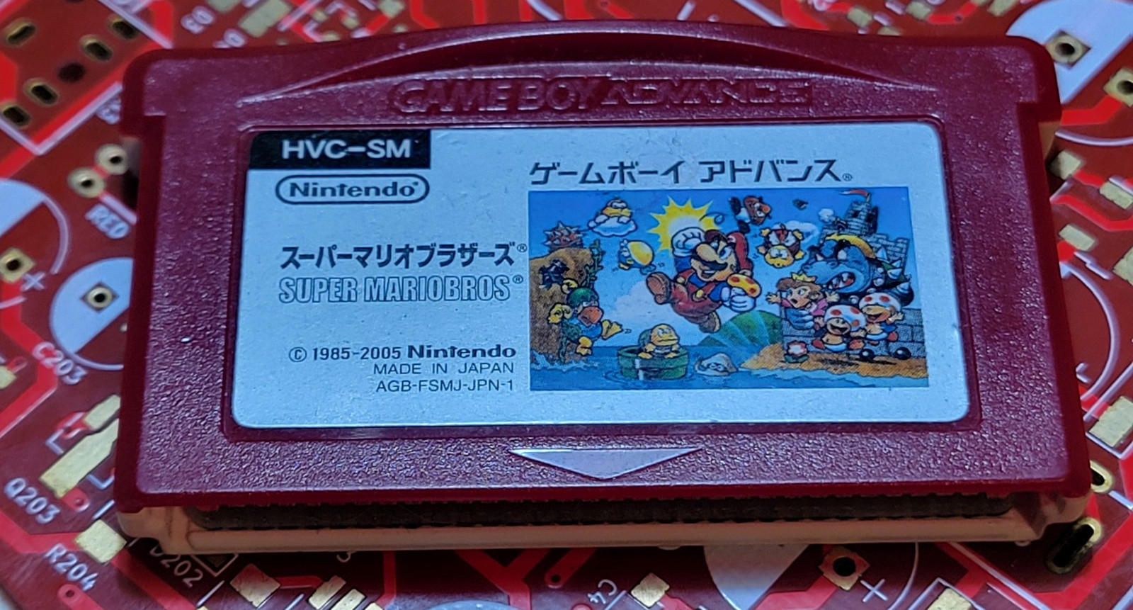 Super Mario Bros 1 Famicom Mini GBA Game Boy Advance Japan Version TESTED Cart