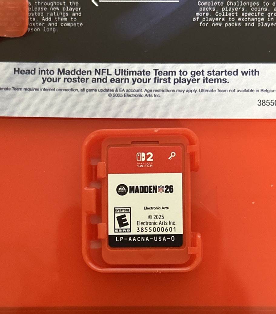 Madden NFL 26 (Game-Key Card) | Nintendo Switch 2 | Fast shipping!