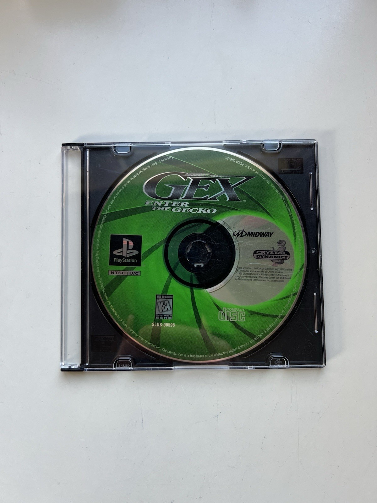 Gex Enter the Gecko PlayStation 1 PS1 Disc Only Tested & Working