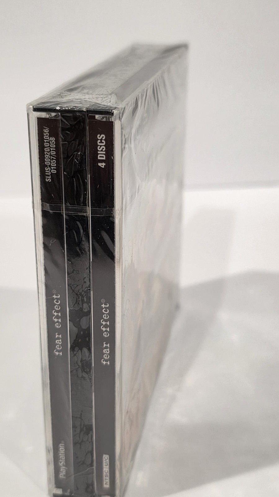 Fear Effect PS1 Factory Sealed Black Label 4 Disc PlayStation Original KB Toys