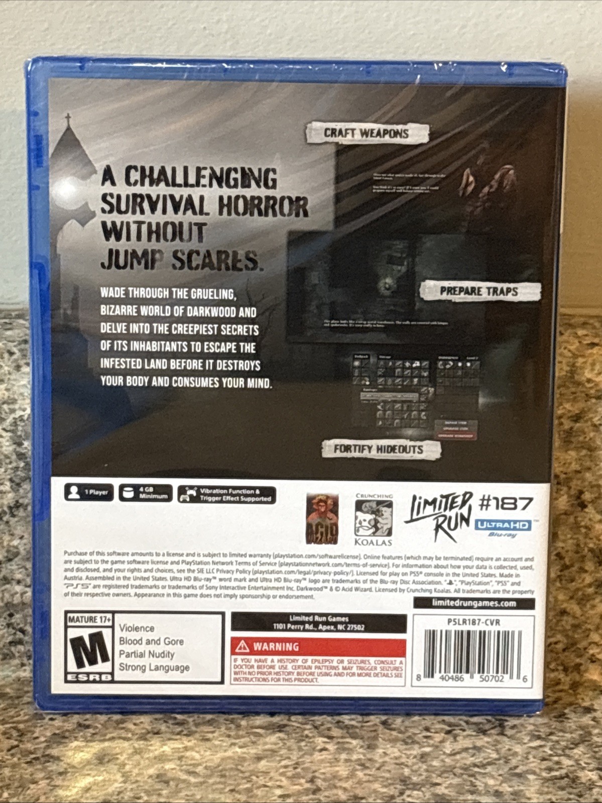 Darkwood (PlayStation 5 PS5) Limited Run Games #137- Brand NEW Sealed BOX SHIP