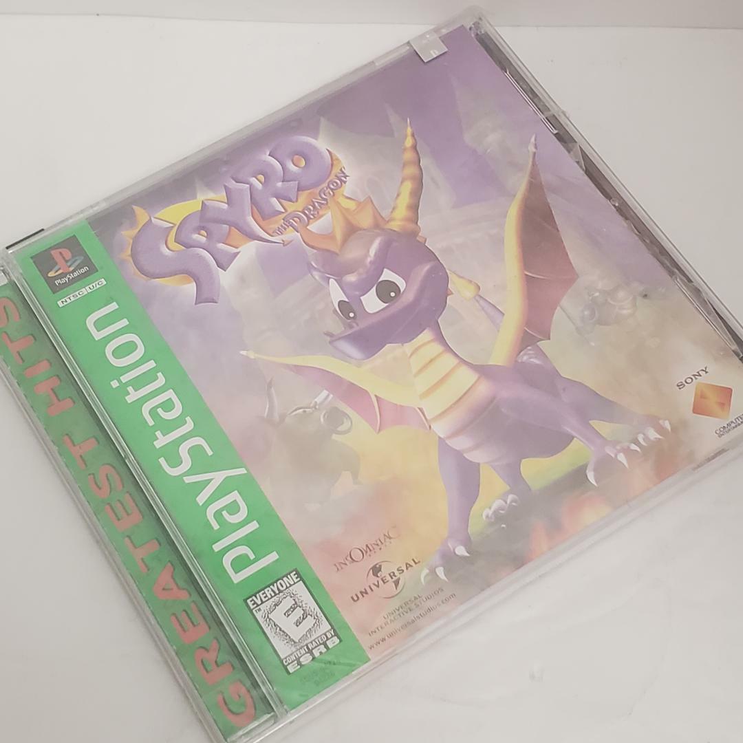 Spyro the Dragon PlayStation 1 1998 Factory New Sealed Torn Shrink Crack in Case